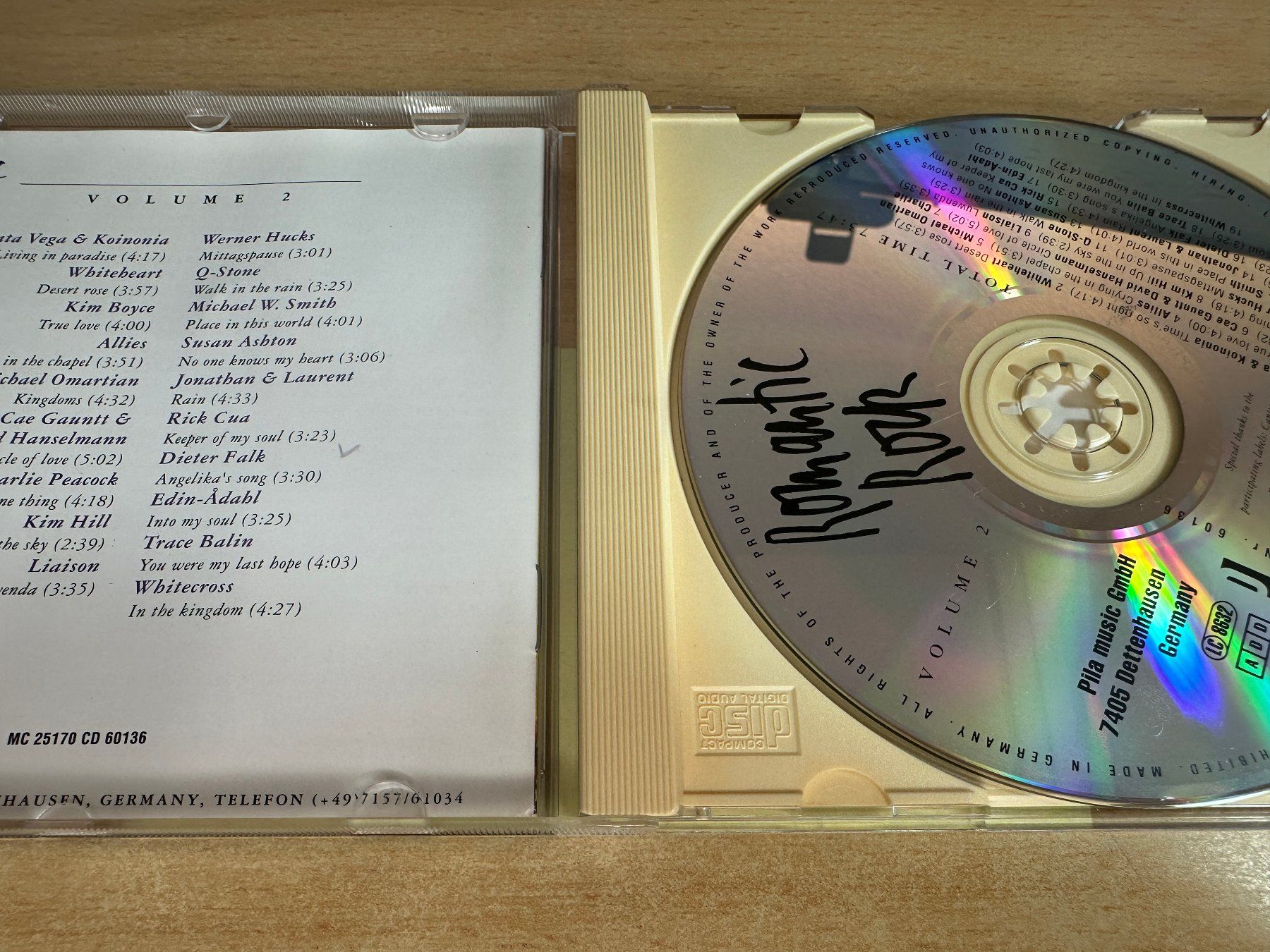 CD: P1 Various – Romantic Rock Volume 2 – Usato da Rikon im Tösstal venduto da Alpenmutz 2