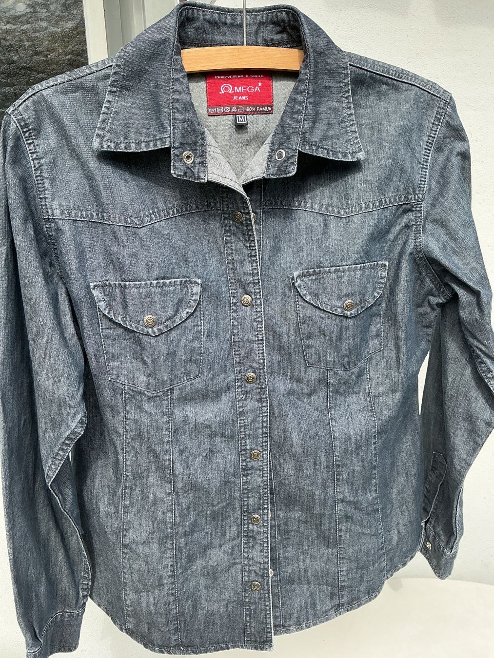 Camicette: Jeans Hemd Gr. M – Usato da Bischofszell venduto da Emida