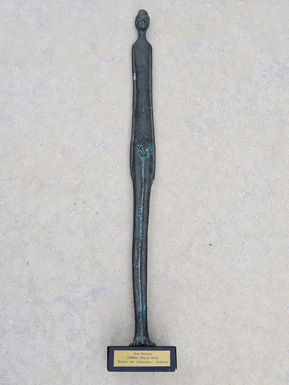 Statuette: Elegante Bronze-Figur "Ombra della Sera" - Kunstobjekt – Usato da Zofingen venduto da Loop_ReSale 2