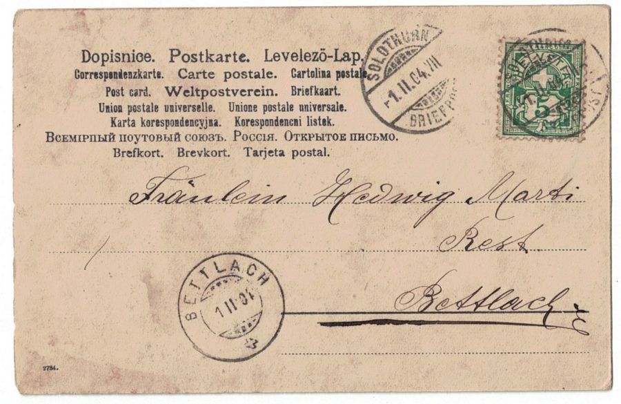 Cartoline postali: Romantik: Paar bei der Jagd – Usato da Frauenfeld venduto da POML 1