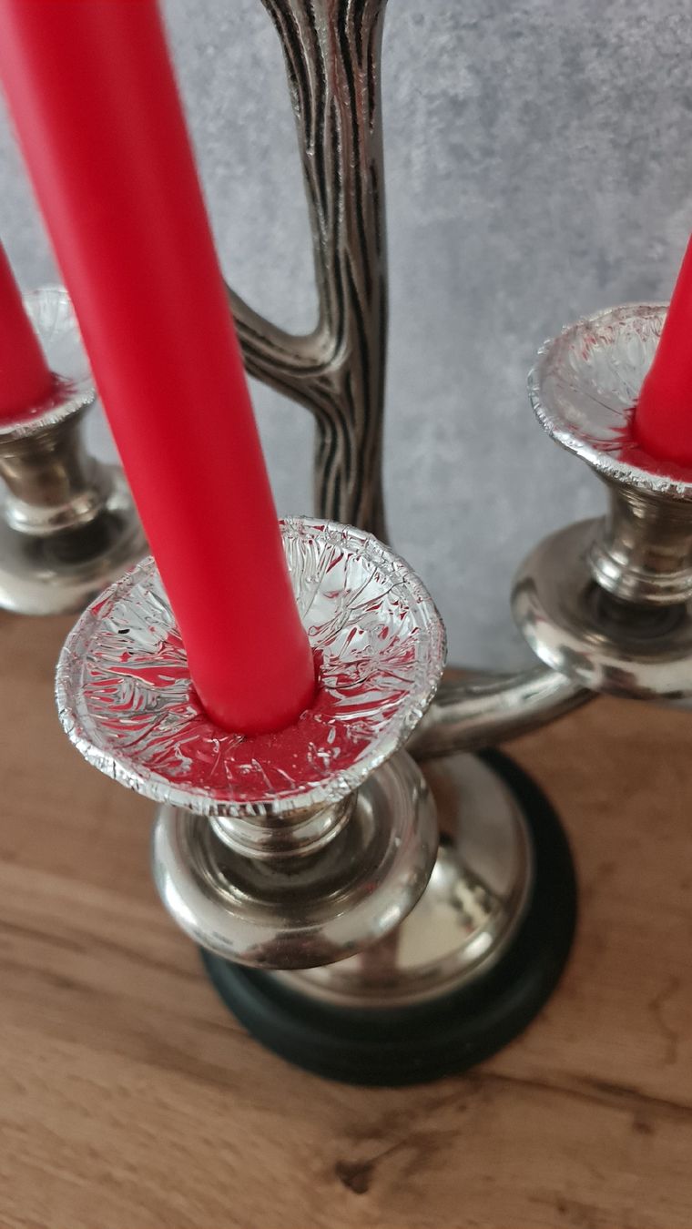 Kerzenständer: 2x Silber Kerzenständer 3-flammig Baum Geweih Design. – Gebraucht aus Ibach von ole_6whn 3
