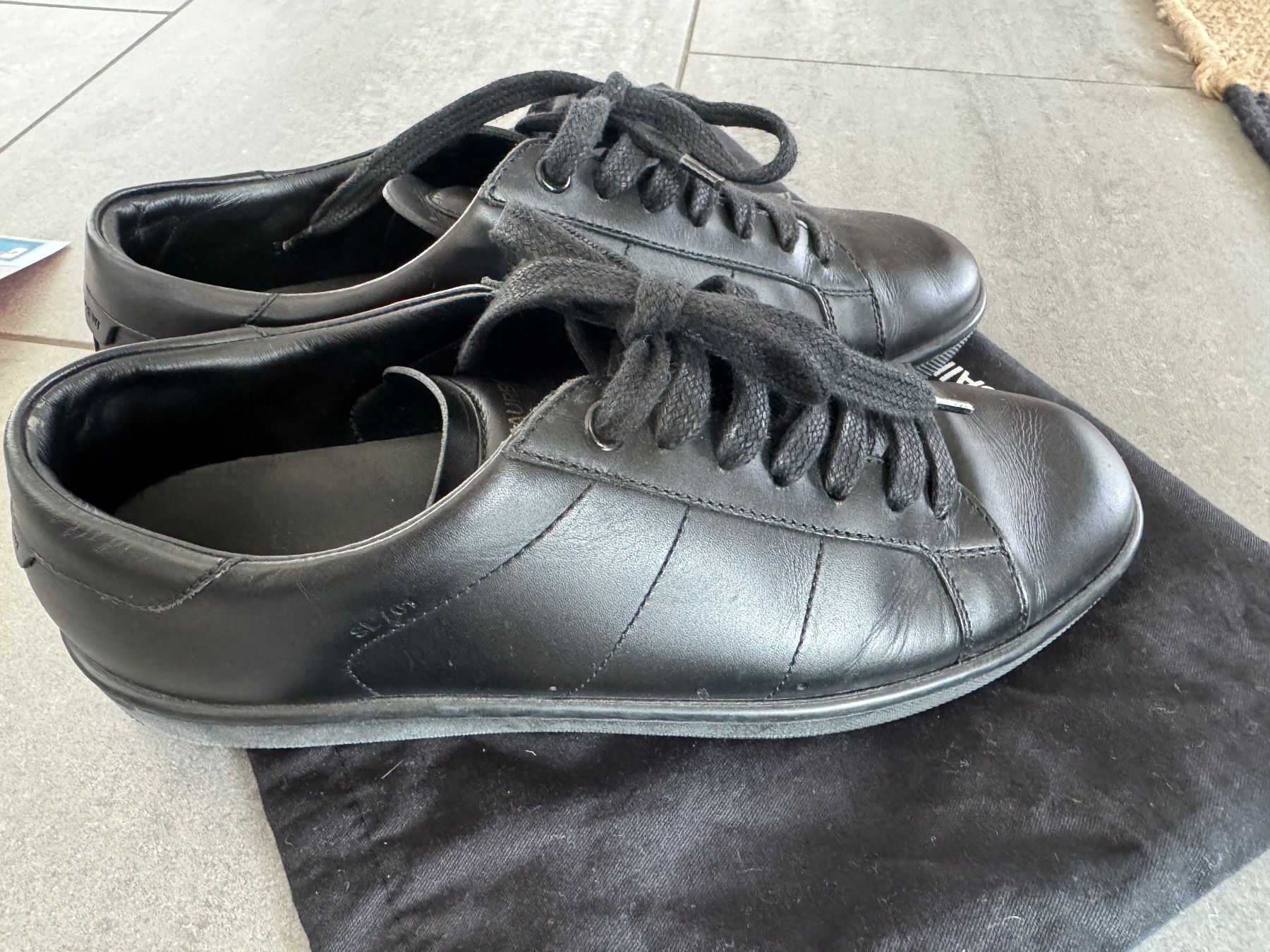 Saint Laurent Herrenschuhe: Saint Laurent Sneaker - schwarz, 37 – Gebraucht aus Küsnacht ZH von jeli9 5
