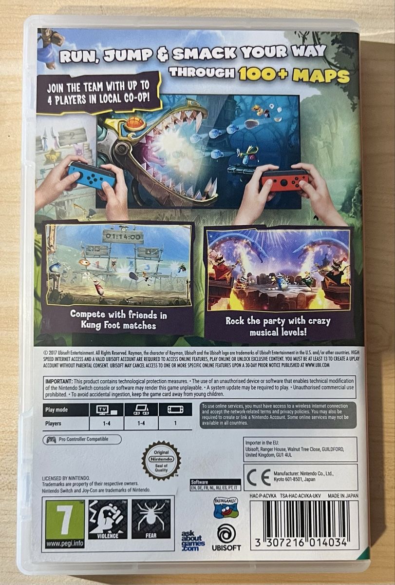 Jeux: Rayman Legends définitive édition  – D'occasion à Grandevent par David28313 1