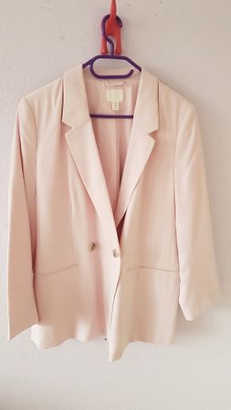 Blazer rose taille M ample H&M