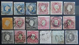 Portugal ex. Kat. 2-51 gest. 1853/81 Kat. 340 Euro