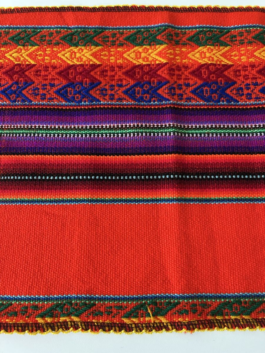 Altra biancheria da tavola: Peru Tischläufer, Ethnisch Muster, Rot, Neu! – Nuovo (secondo la descrizione) da Gunten venduto da starfish3 4