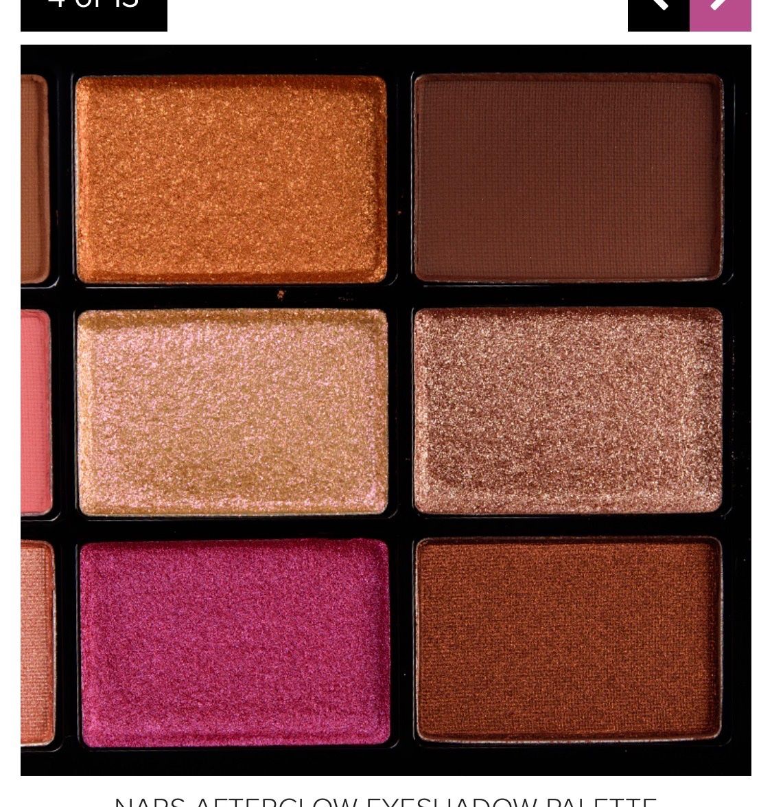 Nars Make-up: NARS Afterglow Lidschatten Palette - Limited Edition – Gebraucht aus Wohlen AG von kissne4 3
