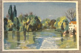 Roger Forissier (1924-2003) <"BORD DE L'EAU">