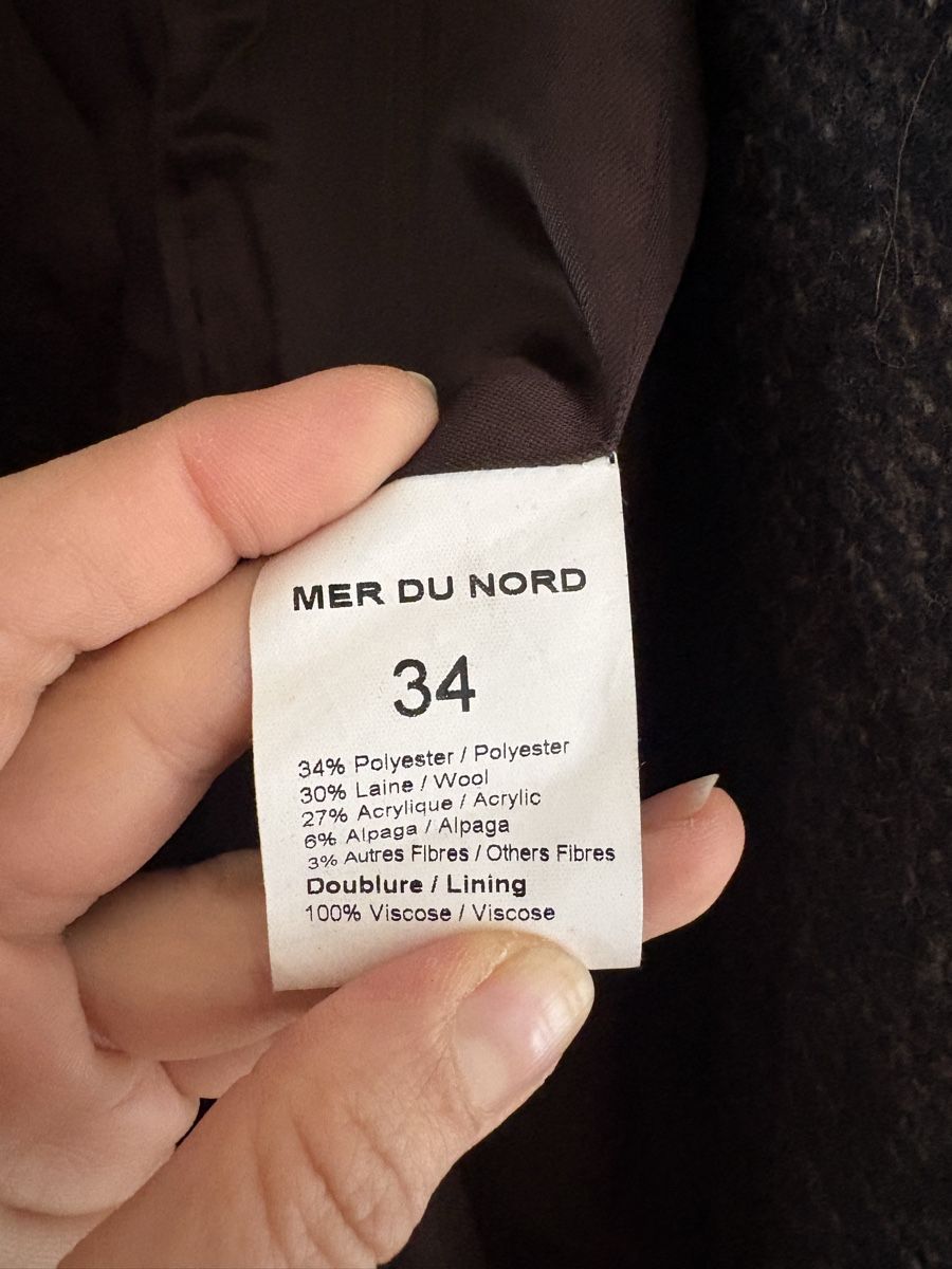 Cappotti: Mer du Nord Wollmantel Gr.34 – Usato da Zürich venduto da iphigenie666 2