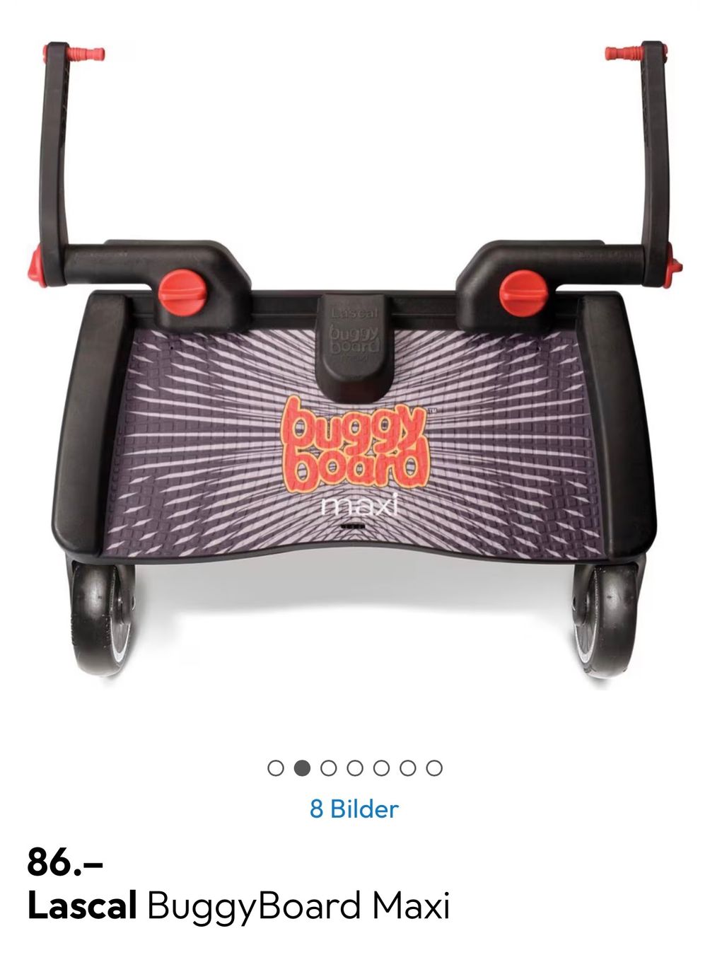Lascal Kinderwagen Zubehör: Lascal BuggyBoard Maxi Geschwisterbrett – Gebraucht aus Gelterkinden von Familienferien 3