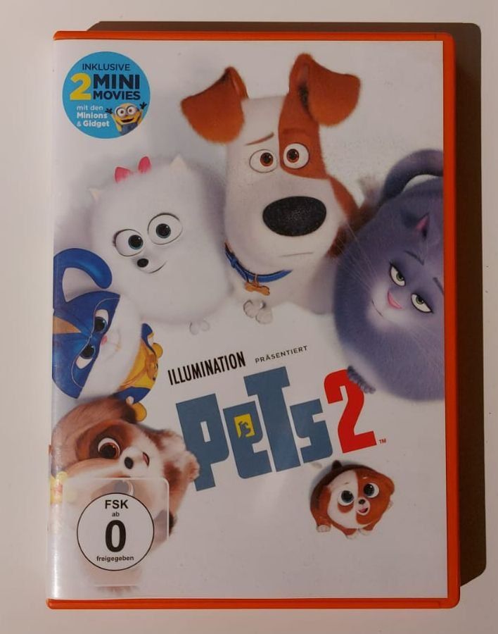 Tutti i DVDs: Pets 2 DVD mit 2 Mini-Filmen – Usato da Ebikon venduto da henry76