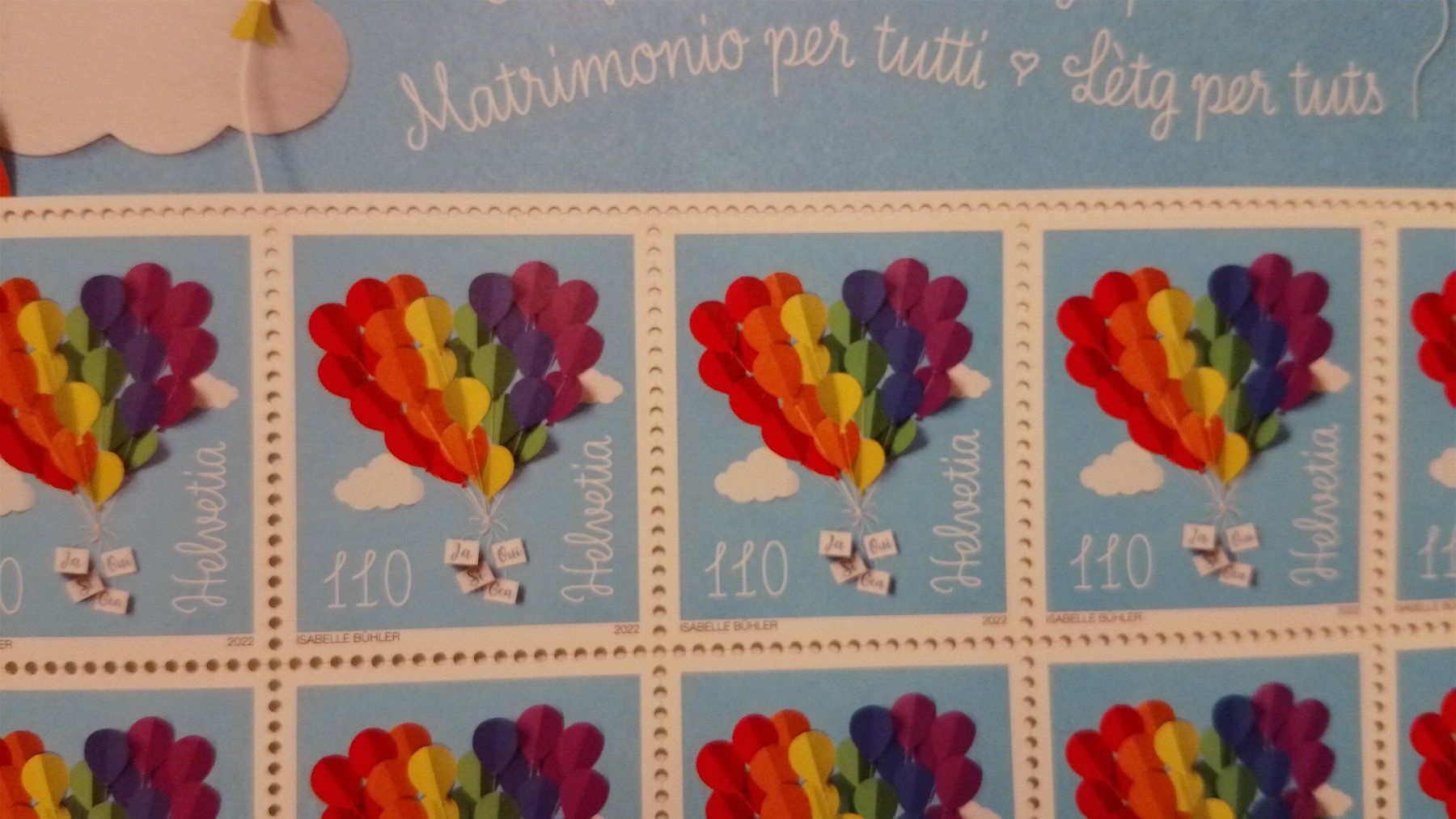 Tutti i francobolli: bogen "ehe für alle" ** – Nuovo (secondo la descrizione) da Zürich venduto da var_gmw9 1