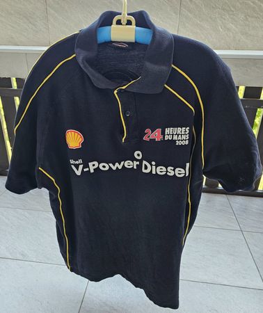Polo vintage SHELL AUDI 24 Heures du Mans 2008 size XXL