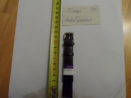 10 X Uhrenarmband, 18mm , dunkelbrauen