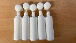 5 Kunstofffläschchen