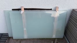 8x VSG Sicherheitsglas matt – Balkonverglasung