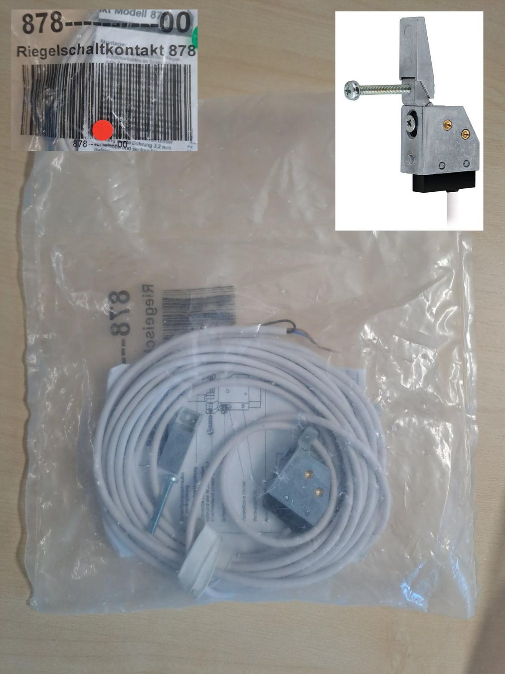 Assa Abloy Lucchetti: Assa Abloy Riegelschaltkontakt Modell 878 – Usato da Muttenz venduto da Convergint-Schweiz