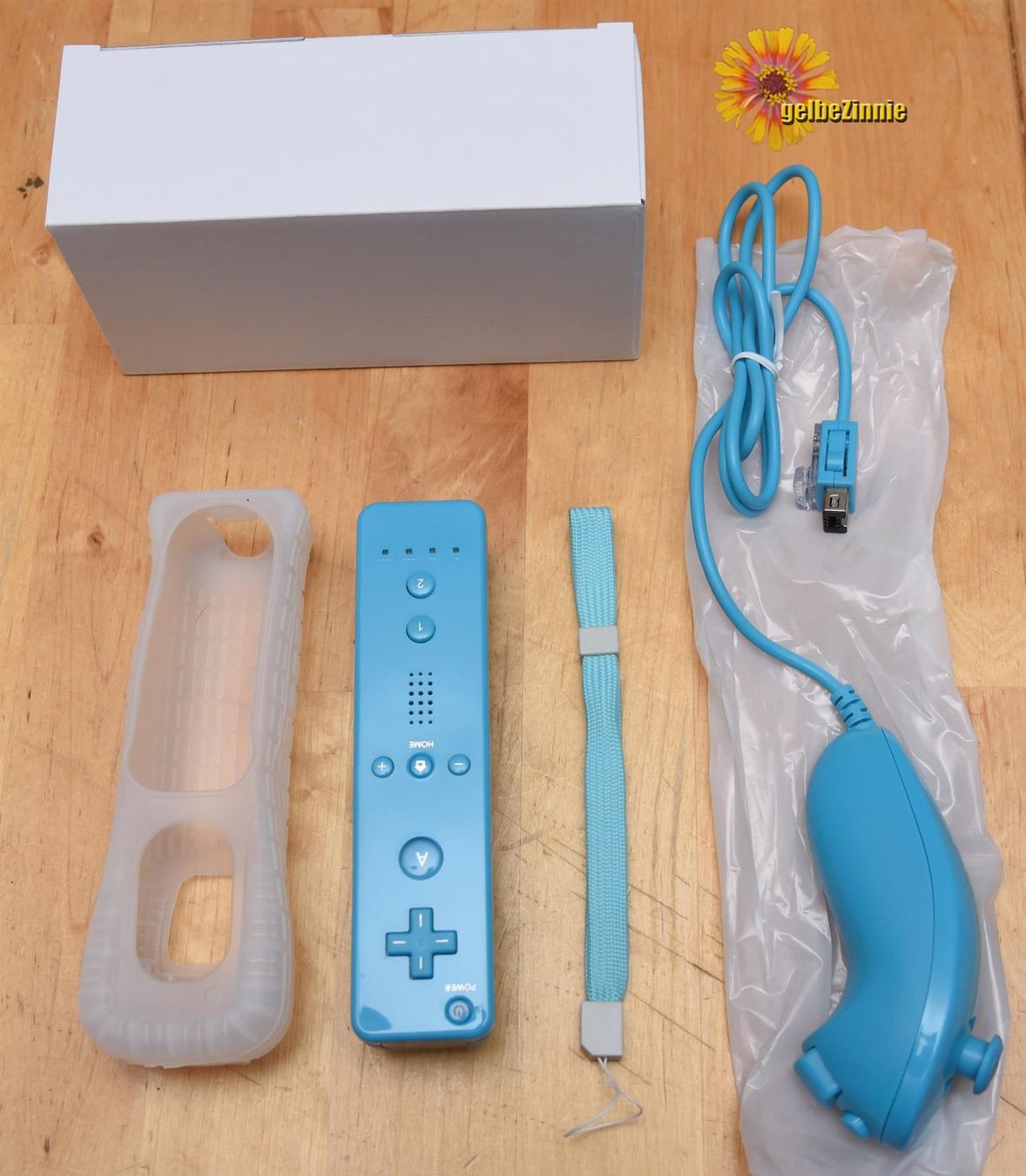 Controller: Wii Controller Türkis mit Nunchuk (NEU) – Nuovo (secondo la descrizione) da Frenkendorf venduto da gelbeZinnie 1