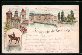 Litho Genève, Panorama, St. Pierre, G