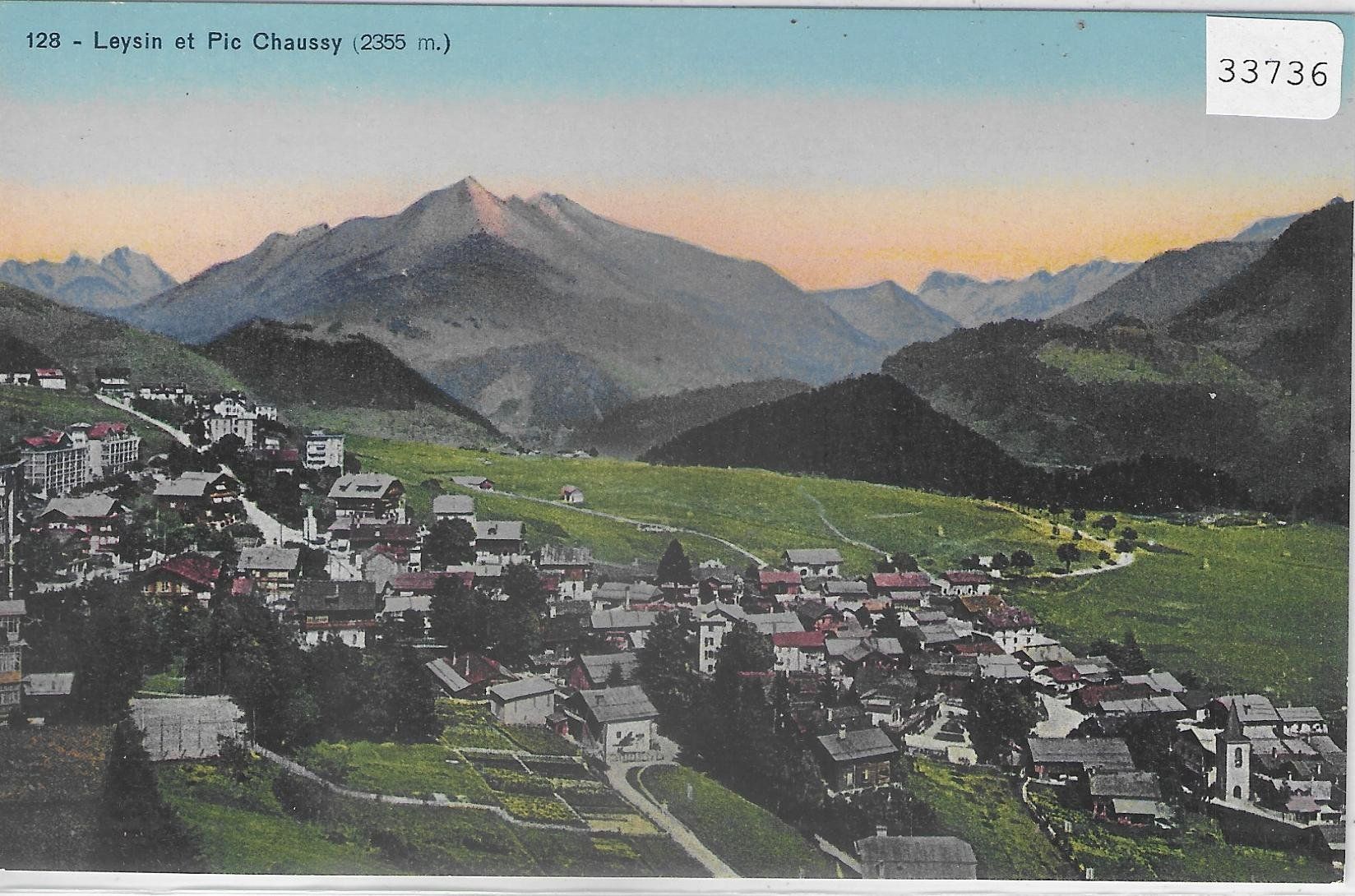 Ansichtskarten: Leysin - Vue generale - Litho – Gebraucht aus Ettingen von Kartenplanet