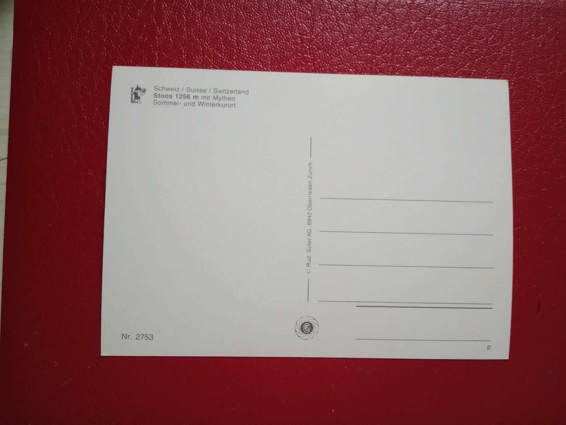 Cartoline postali: Stoos Kanton Schwyz – Usato da Küttigen venduto da Melisch1000 1