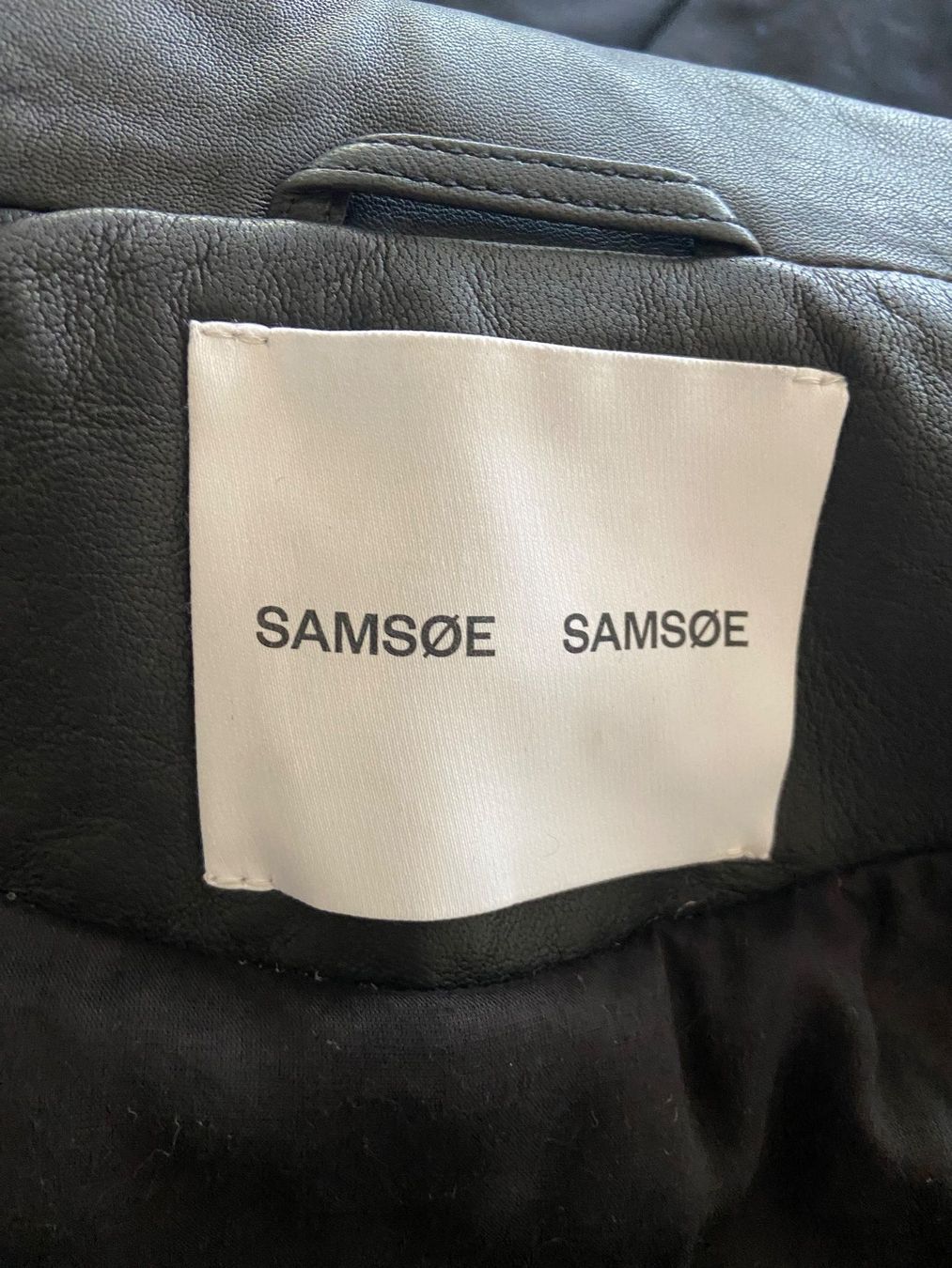 Samsøe Samsøe Vestes: Samsoe Samsoe Lederjacke Gr M Duris Jacket 7248 neu – Neuf (Voir description) à Embrach par Dmoney 5