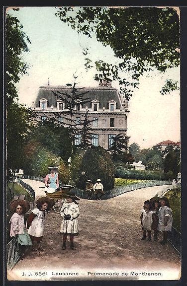 Cartoline postali: AK Lausanne, Promenade de Montbenon – Usato da Berlin venduto da bartko-reher