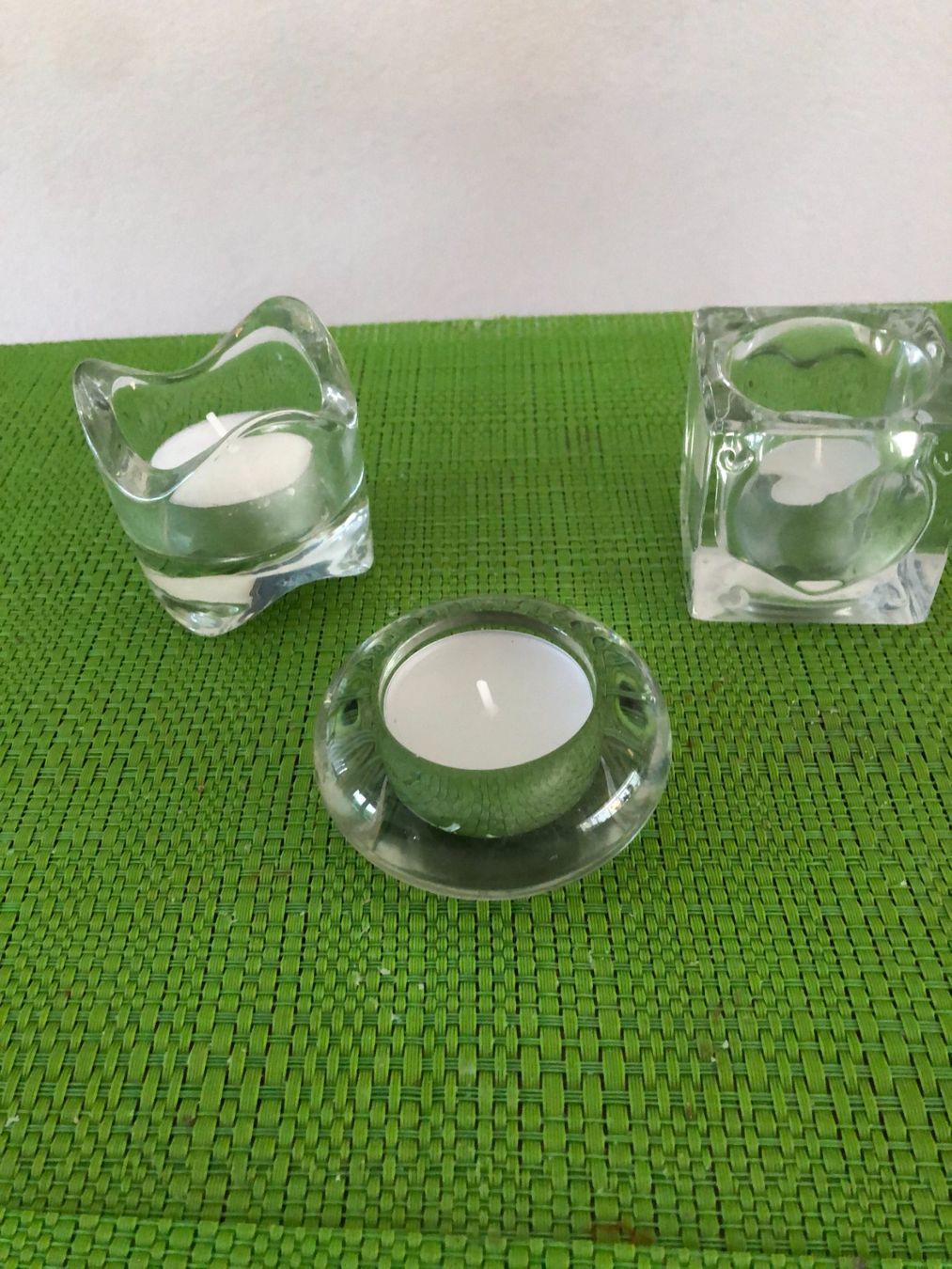 Portacandele: Teelichter aus Glas – Usato da Freienstein venduto da ErnaS01 1