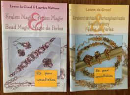2 livres Bijoux en perles / Bücher Kreation Schmuck Perlen