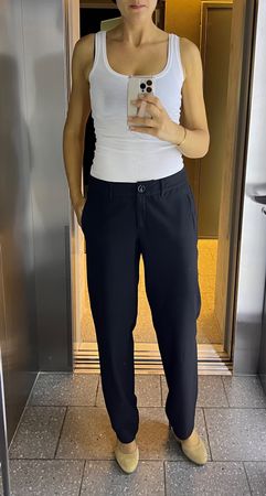 TAILORED Hose schwarz