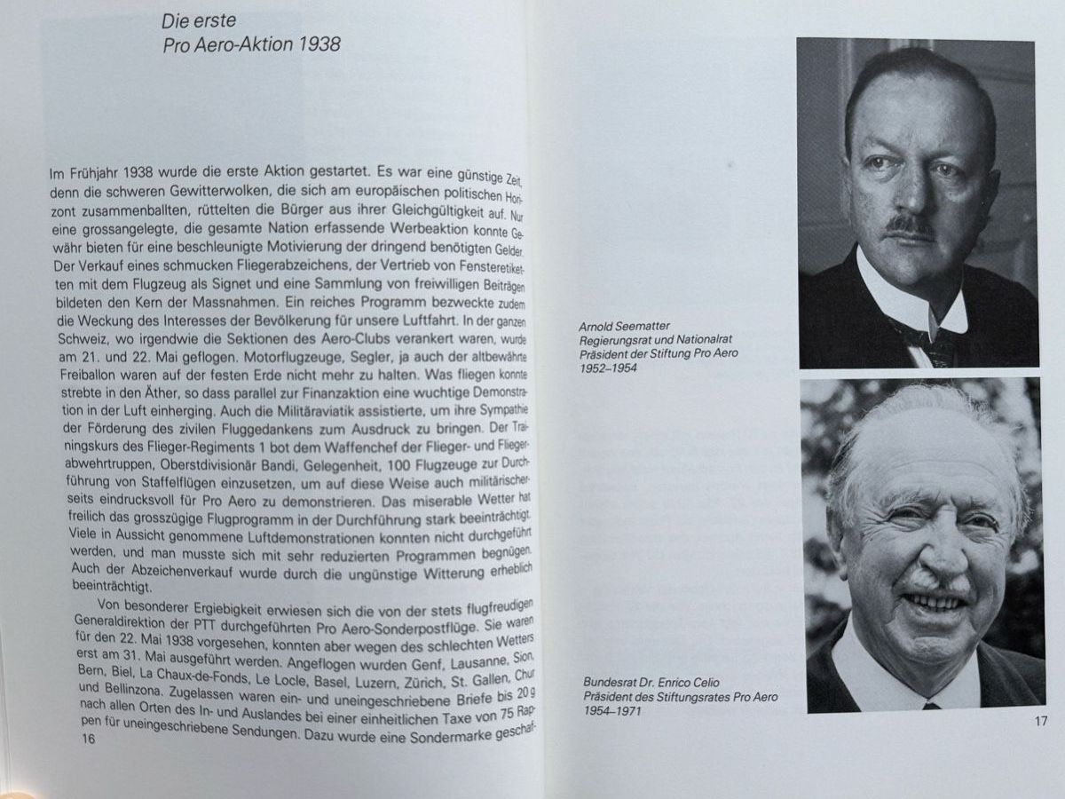 Libri: Dietschi: Pro Aero und die Schweizer Luftfahrt. – Usato da Adliswil venduto da buch_und_kunst 3