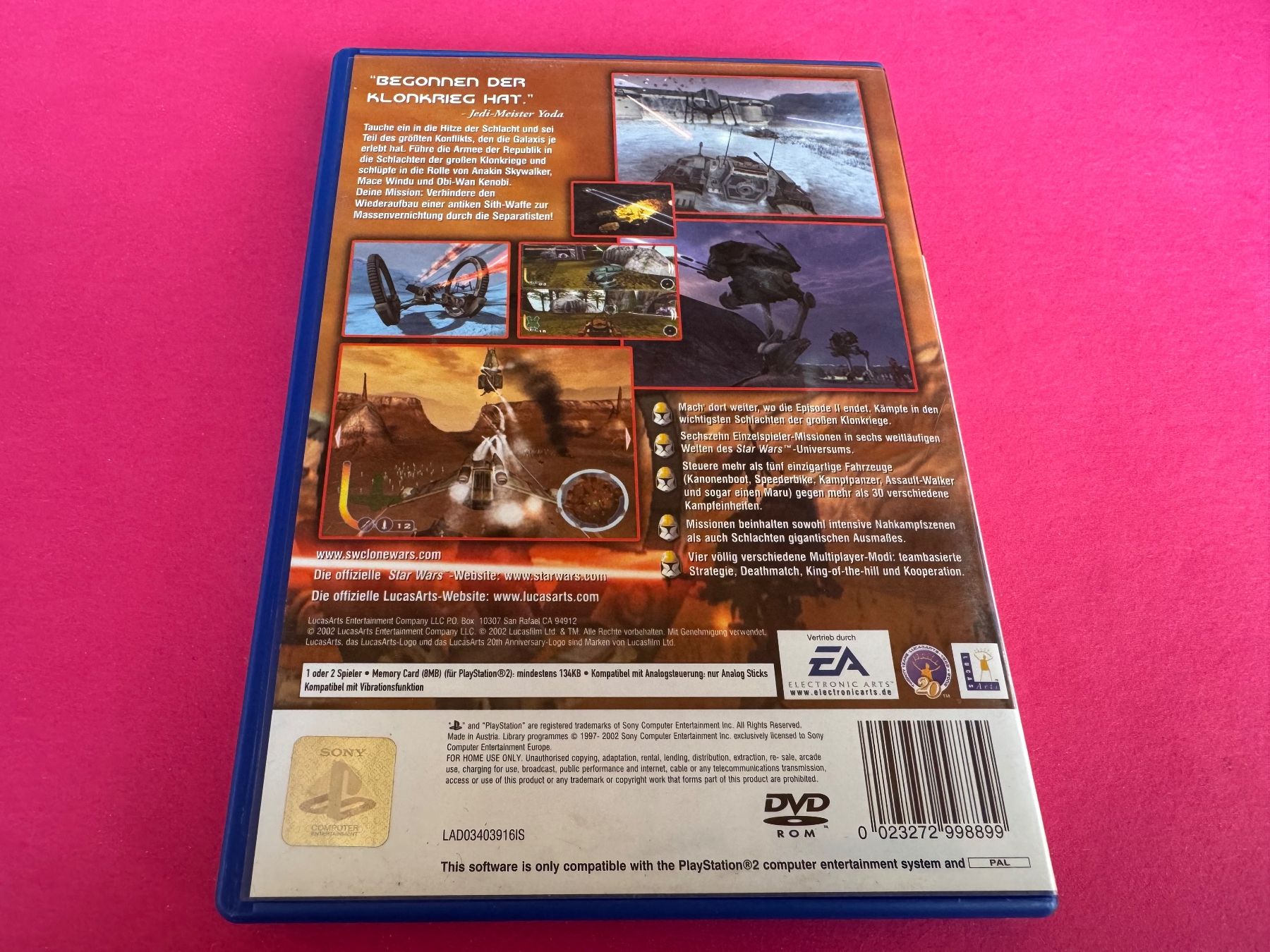 Sony Giochi: STAR WARS CLONE WARS SPIEL FÜR PS2 – Usato da Hägendorf venduto da Briansgameshop 2