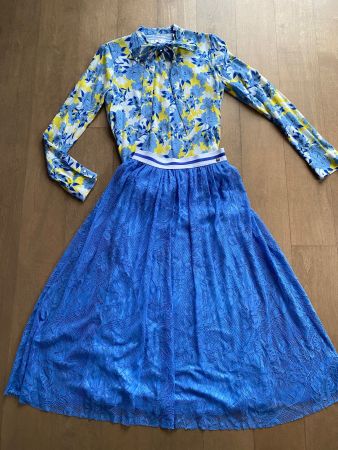 Rich & Royal - Schluppenbluse mit Blumenmuster Gr. 34