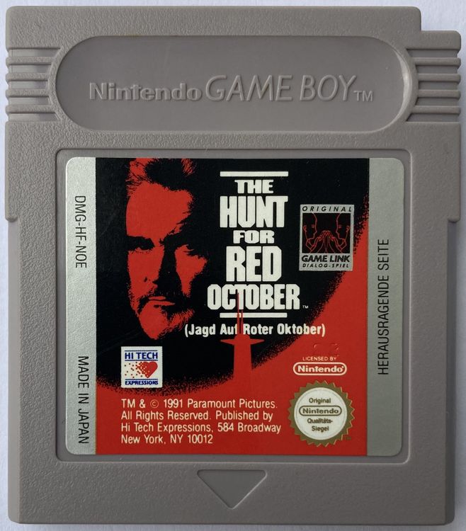 The Hunt for Red October Game Boy Kaufen auf Ricardo