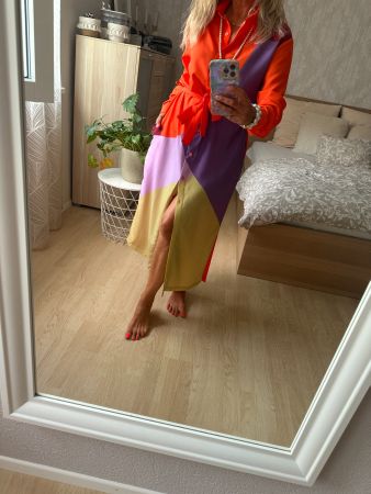 Neues Blusenkleid / Maxikleid von TRINMF Gr.38