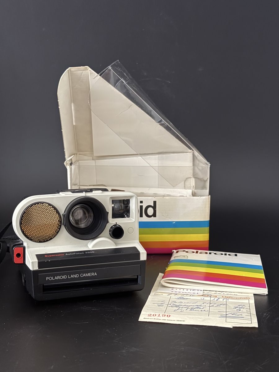 Polaroid Fotocamera: Polaroid Supercolor AutoFocus 3500  Originalverpackung – Usato da Luzern venduto da downtonabbey 1