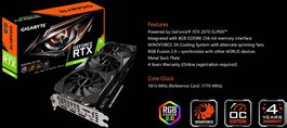 Grafikkarte Gibabyte RTX 2070 Super Gaming OC 3X 8G