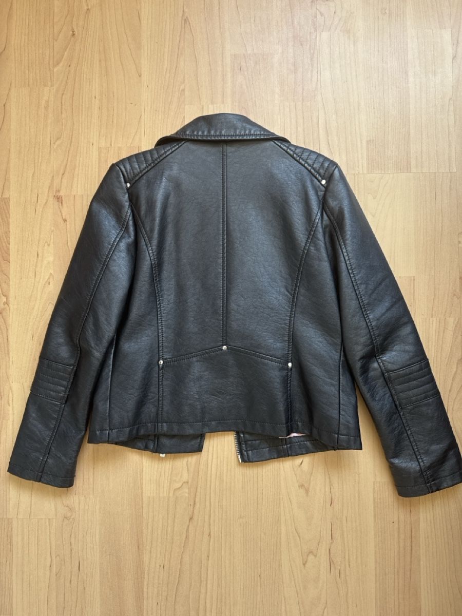 Giacche & Cappotti: Kunstlederjacke ONLY schwarz Grösse 128 – Usato da Degersheim venduto da wul_5vdb 1