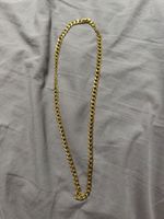 Goldkette Curb Chain 50cm guter Zustand