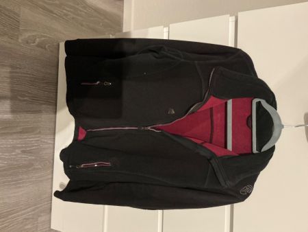 Fleecejacke schwarz mit Reissverschluss Gr.M/L