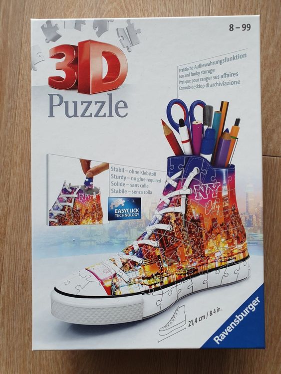 Puzzles | RAVENSBURGER Puzzle 3d ravensburger sneaker - super mario, edad recomendada: 8 año(s