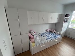 Komplettes Kinderzimmer / Jugendzimmer IKEA - Zeitlos Weiß