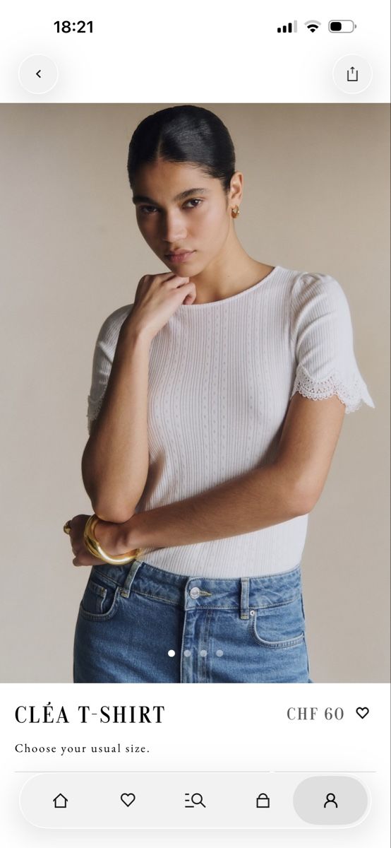 Sezane T-shirt: Sèzane Clea T-Shirt – Nuovo (secondo la descrizione) da Aarau Rohr venduto da ash_m7hq 4