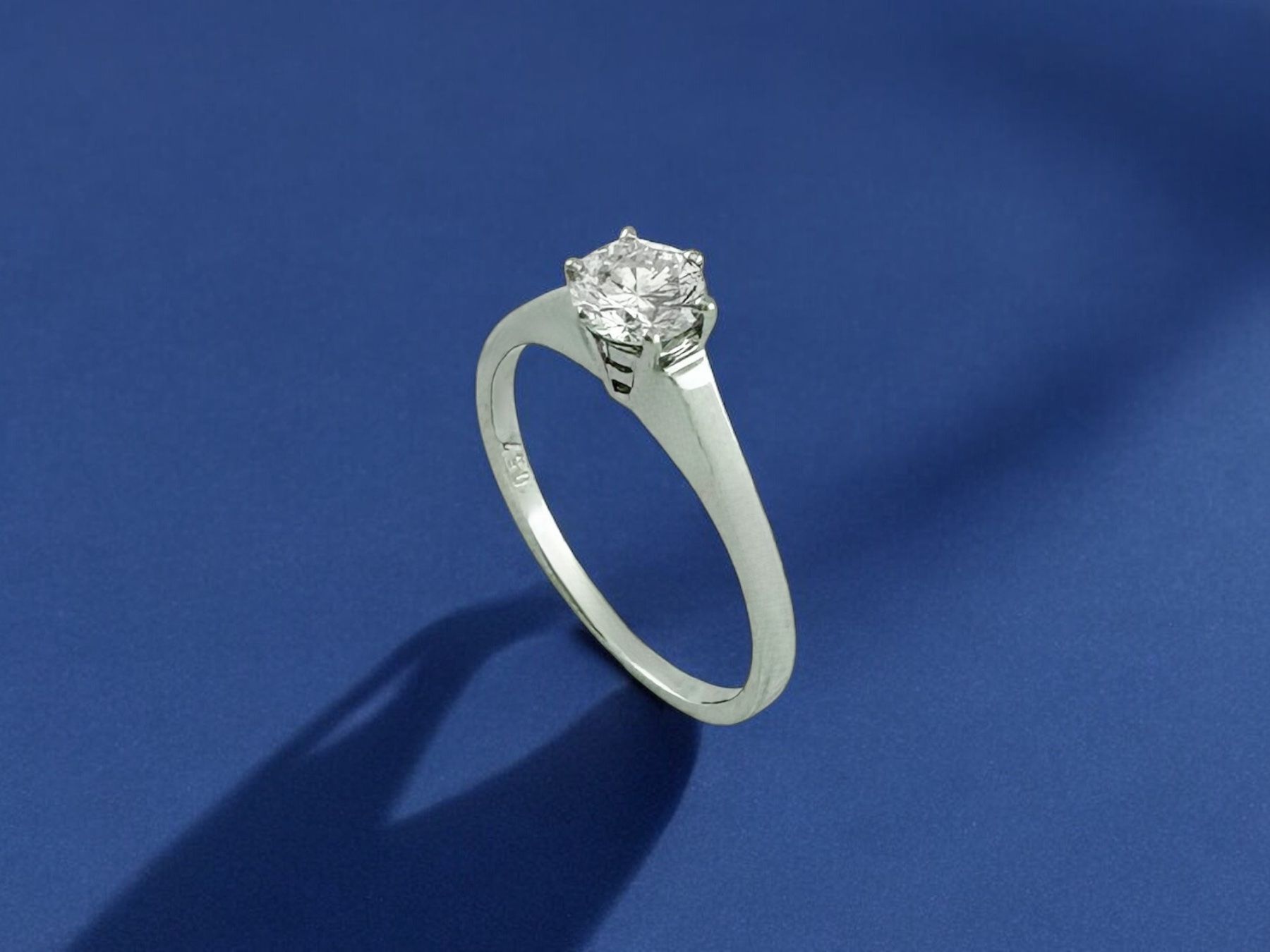 Anelli: Klassischer Diamant - Ring, 0.57 ct H/SI – Usato da Zuzwil SG venduto da artimmo 2