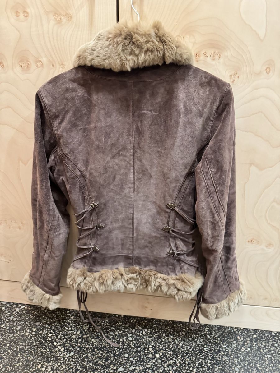 Giacche: Brown suede fur vintage jacket size S-M – Usato da Zürich venduto da gva_r9gs 4