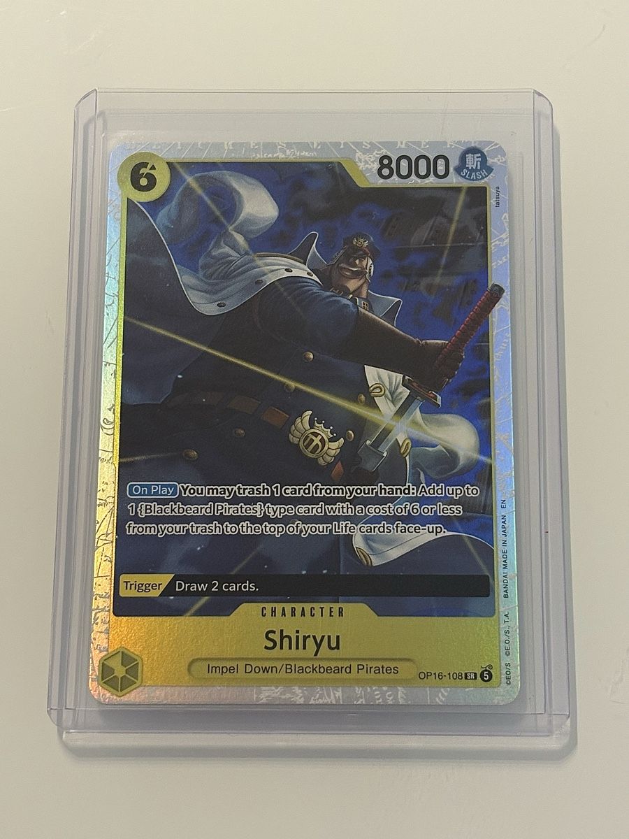 Bandai Cartes à collectionner: One Piece TCG - Shiryu OP16-108 – Neuf (Voir description) à Pieterlen par Mira_o7