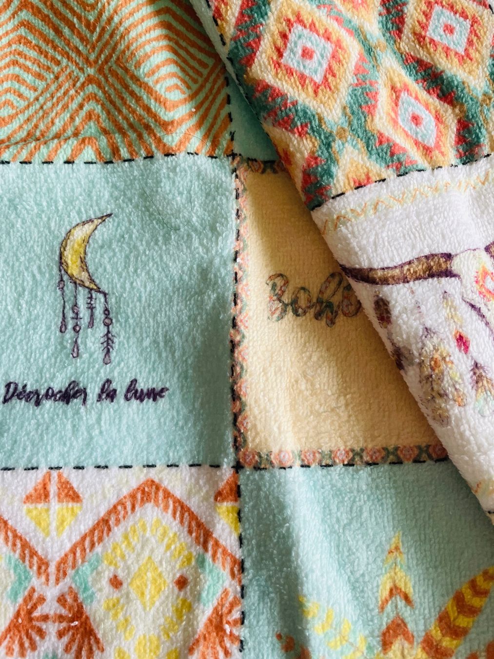 Tessuti: Coupon éponge pour coudre des lingettes lavables - Boho – Nuovo e nell'imballaggio originale da Gland venduto da san_xz5j 1