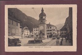 ALTDORF - Dorfplatz - Tram - 1912