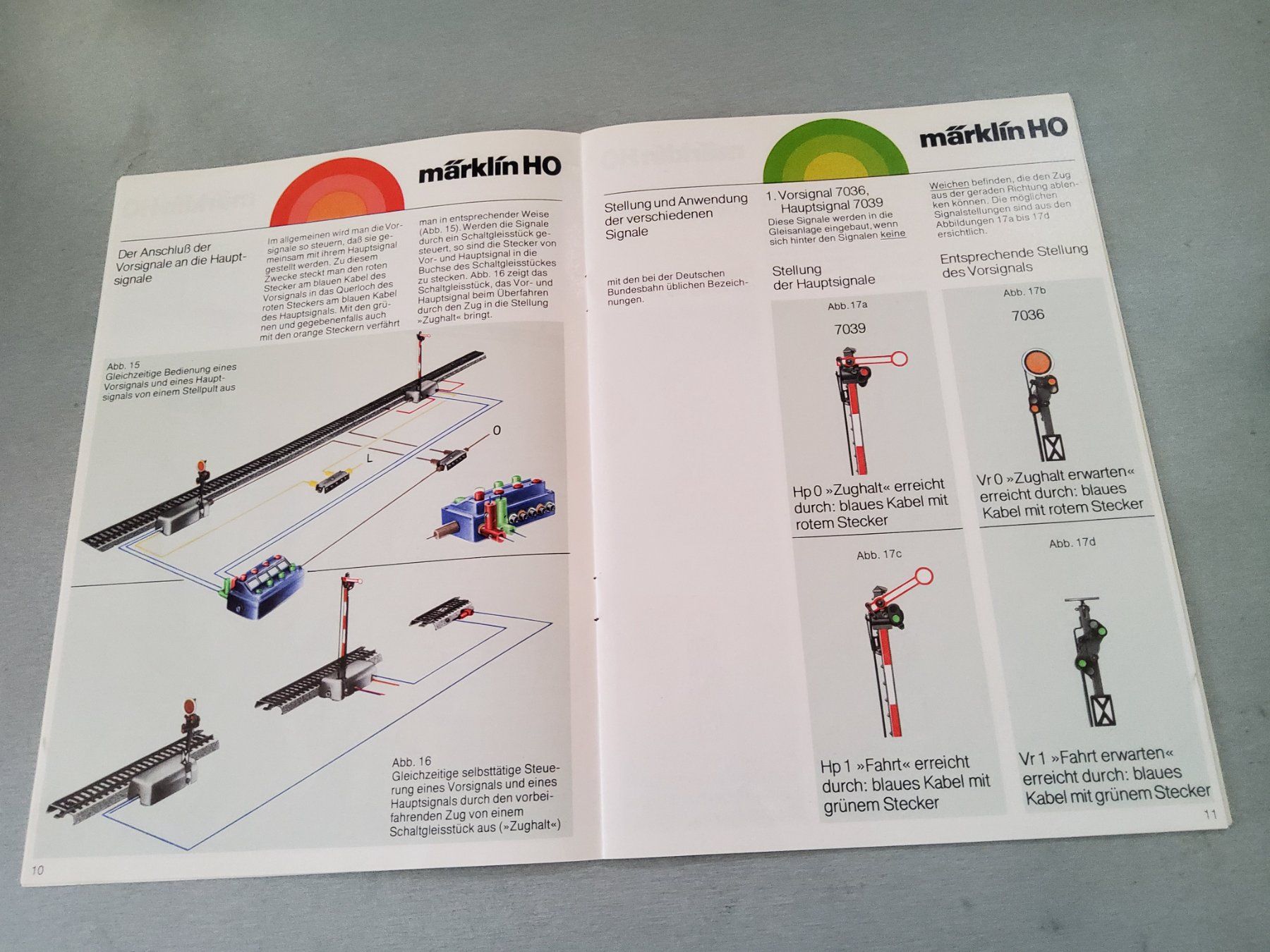 Märklin Modellini di ferrovie: 2 alte Märklin Signalbücher H0 – Usato da Grüningen venduto da VENOM59 3
