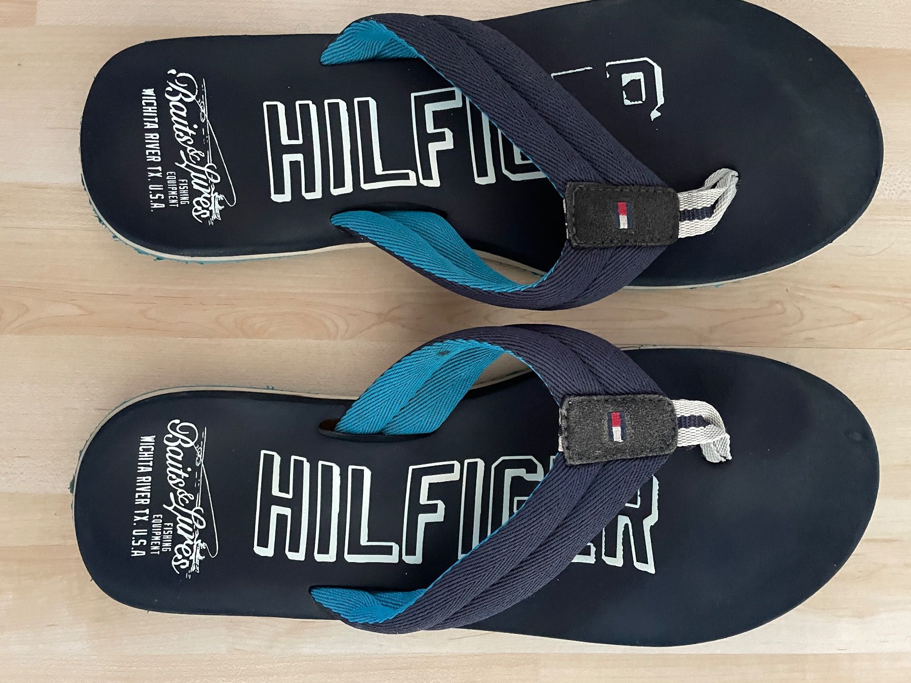 Tommy Hilfiger Scarpe da uomo: Tommy Hilfiger Flip Flops Schuhe Gr. 45 – Usato da Bonstetten venduto da kaiser_a 3